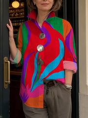 Women's Retro Geometry Casual Shirt