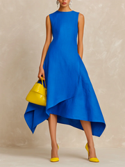 Artistic-cut Vacation Party Dress