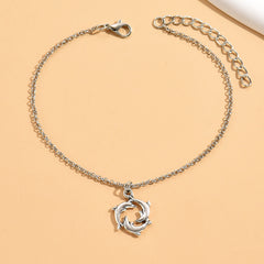 Beach Vacation Butterfly Dolphin Fashion Ankle Chain