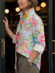 Women's Floral Print Casual Shirt