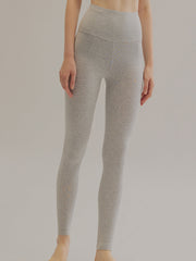 Women Winter Warm Pure Color High-Waist Leggings