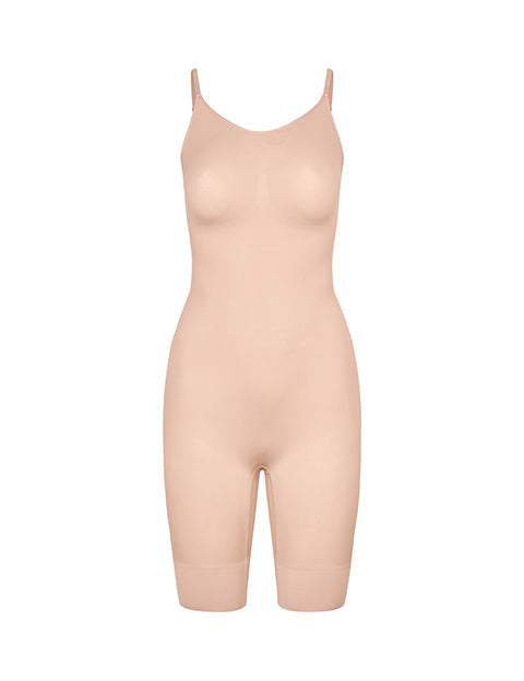 Honigfarbener Shapewear-Body – Staubrose