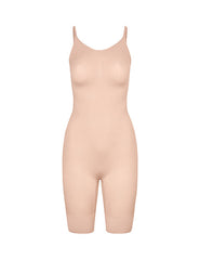 Honigfarbener Shapewear-Body – Staubrose