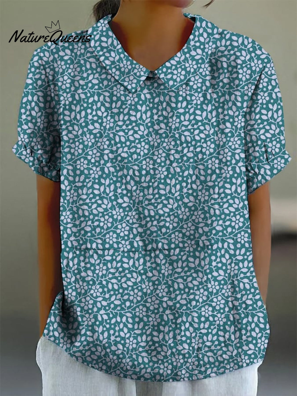🔥Best Match🔥Women's Retro Floral Casual Shirt