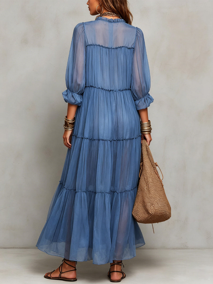 Women's Fashion Art Casual Stylish Long Sleeve Comfortable Dress