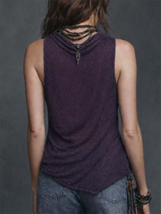 Sexy Cowl-neck Knit Top